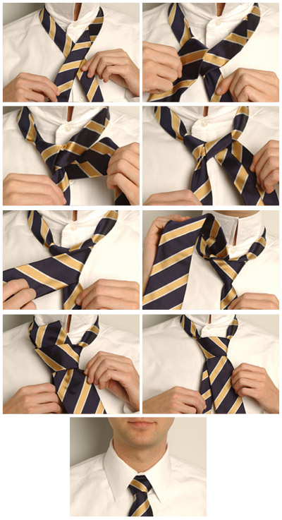 способы завязывания завезать галстука 